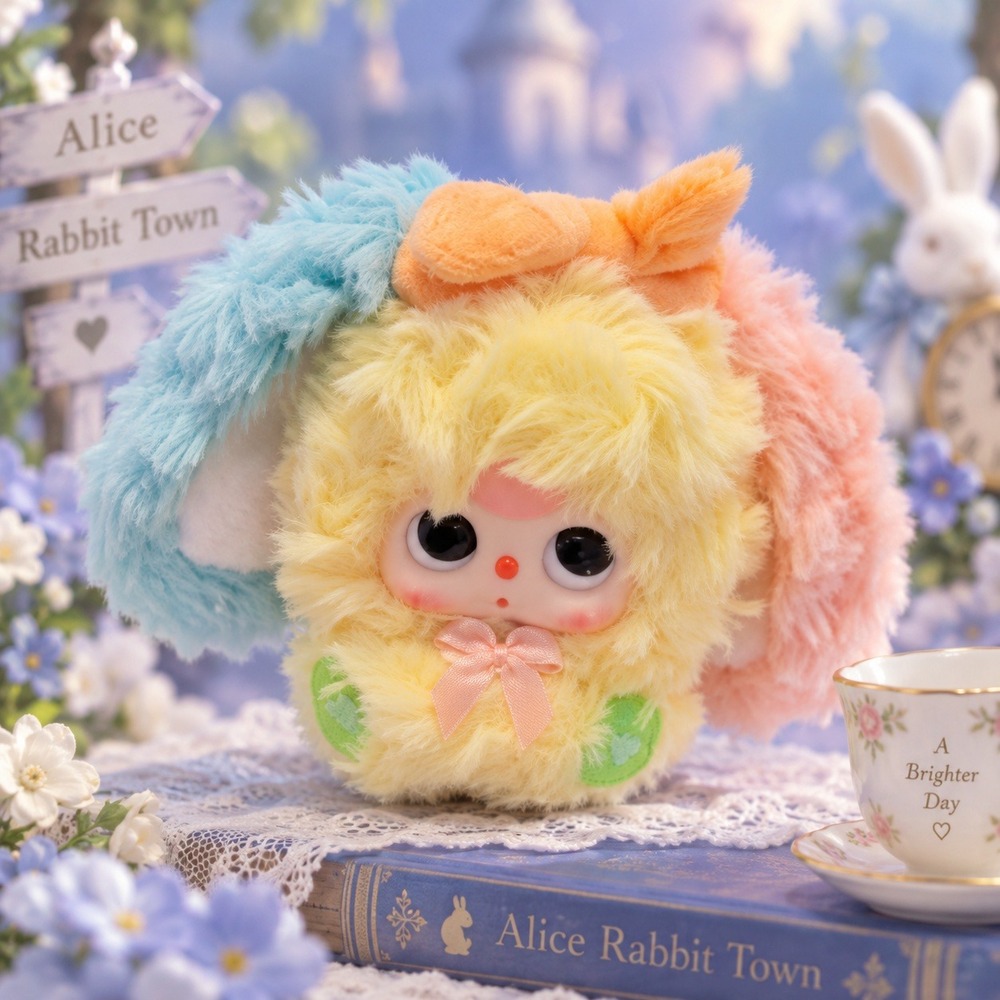 Baby Three Alice Rabbit Town Citrus Fizz Blind Box Confirmed Mini Plush Keychain